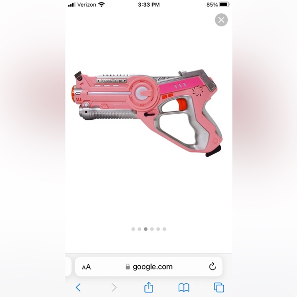 COPY - Dynasty Toys Laser Tag Blaster and Robot Nano Bug Striker Pack- Pink - Picture 4 of 6